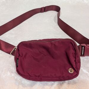 Lululemon Belt Bag Maroon